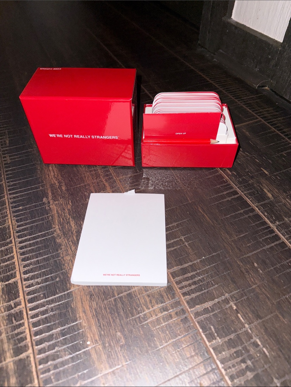 Red Conversation Card Deck